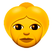 👵 Emoji ältere Frau Apple iOS 8.3.