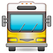 🚍 Emoji Vorderansicht Bus Apple iOS 8.3.