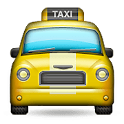 Émoji 🚖 Taxi De Face sur Apple iOS 8.3.