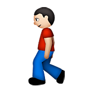 🚶🏻 Emoji Pessoa Andando: Pele Clara na Apple iOS 8.3.