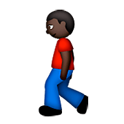 Emoji 🚶🏿 Pedone: Carnagione Scura su Apple iOS 8.3.
