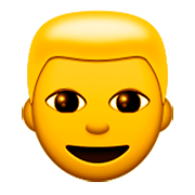 Émoji 👱 Personne Blonde sur Apple iOS 8.3.
