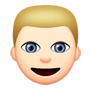 Émoji 👱🏻 Personne Blonde : Peau Claire sur Apple iOS 8.3.