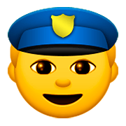 Émoji 👮 Officier De Police sur Apple iOS 8.3.