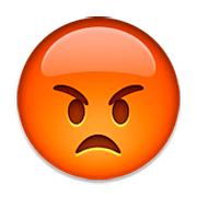 Emoji 😡 Broncio su Apple iOS 8.3.