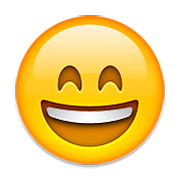 😄 Emoji grinsendes Gesicht mit lachenden Augen Apple iOS 8.3.