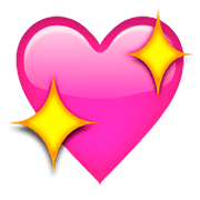💖 Emoji funkelndes Herz Apple iOS 8.3.