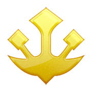 🔱 Emoji Emblema De Tridente na Apple iOS 8.3.