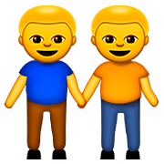 Émoji 👬 Deux Hommes Se Tenant La Main sur Apple iOS 8.3.