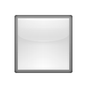 Émoji ◽ Carré Petit Moyen Blanc sur Apple iOS 8.3.