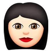 👩🏻 Emoji Frau: helle Hautfarbe Apple iOS 8.3.