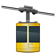 Émoji 🚡 Tramway Aérien sur Apple iOS 9.0.