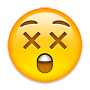 Emoji 😲 Faccina Stupita su Apple iOS 9.0.