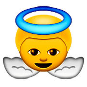 👼 Emoji Bebé ángel en Apple iOS 9.0.