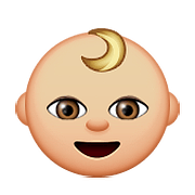 👶🏼 Emoji Bebé: Tono De Piel Claro Medio en Apple iOS 9.0.