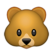 🐻 Emoji Rosto De Urso na Apple iOS 9.0.