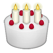 Emoji 🎂 Torta Di Compleanno su Apple iOS 9.0.