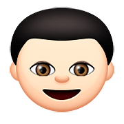 👦🏻 Emoji Junge: helle Hautfarbe Apple iOS 9.0.