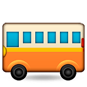 🚌 Emoji ônibus na Apple iOS 9.0.