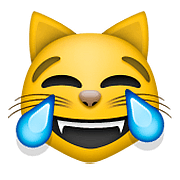 Emoji 😹 Gatto Con Lacrime Di Gioia su Apple iOS 9.0.