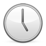 Émoji 🕔 Cinq Heures sur Apple iOS 9.0.