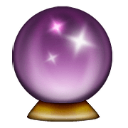 Émoji 🔮 Boule De Cristal sur Apple iOS 9.0.