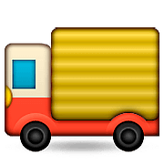 Emoji 🚚 Camion su Apple iOS 9.0.
