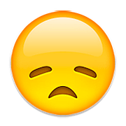 😞 Emoji Rosto Desapontado na Apple iOS 9.0.