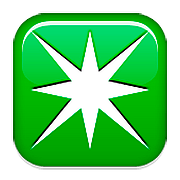 ✳️ Emoji Asterisco De Oito Pontas na Apple iOS 9.0.