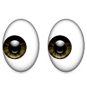 👀 Emoji Augen Apple iOS 9.0.