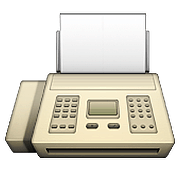 Emoji 📠 Fax su Apple iOS 9.0.