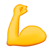 Émoji 💪 Biceps Contracté sur Apple iOS 9.0.