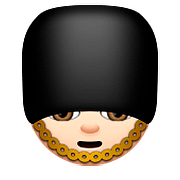 💂🏻 Emoji Guarda: Pele Clara na Apple iOS 9.0.
