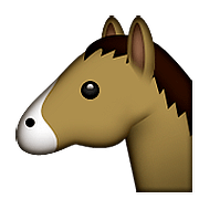 Emoji 🐴 Muso Di Cavallo su Apple iOS 9.0.