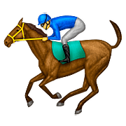 🏇 Emoji Corrida De Cavalos na Apple iOS 9.0.