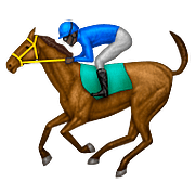 🏇🏿 Emoji Corrida De Cavalos: Pele Escura na Apple iOS 9.0.
