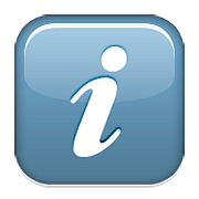 Emoji ℹ️ Punto Informazioni su Apple iOS 9.0.