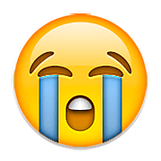 😭 Emoji heulendes Gesicht Apple iOS 9.0.
