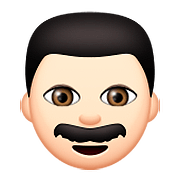 👨🏻 Emoji Hombre: Tono De Piel Claro en Apple iOS 9.0.
