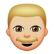 👨🏼 Emoji Hombre: Tono De Piel Claro Medio en Apple iOS 9.0.