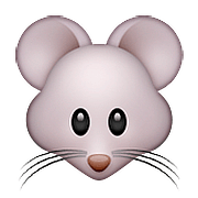 🐭 Emoji Cara De Ratón en Apple iOS 9.0.
