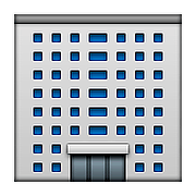 Émoji 🏢 Immeuble De Bureaux sur Apple iOS 9.0.