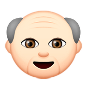 Émoji 👴🏻 Homme âgé : Peau Claire sur Apple iOS 9.0.
