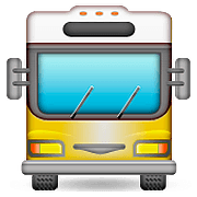 🚍 Emoji Vorderansicht Bus Apple iOS 9.0.