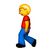 🚶 Emoji Persona Caminando en Apple iOS 9.0.