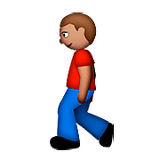 🚶🏽 Emoji Persona Caminando: Tono De Piel Medio en Apple iOS 9.0.
