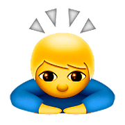 🙇 Emoji sich verbeugende Person Apple iOS 9.0.