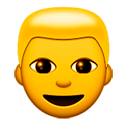 Emoji 👱 Persona Bionda su Apple iOS 9.0.