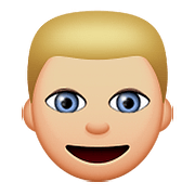 Émoji 👱🏼 Personne Blonde : Peau Moyennement Claire sur Apple iOS 9.0.