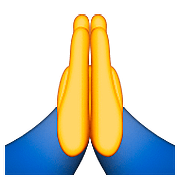 🙏 Emoji Manos En Oración en Apple iOS 9.0.
